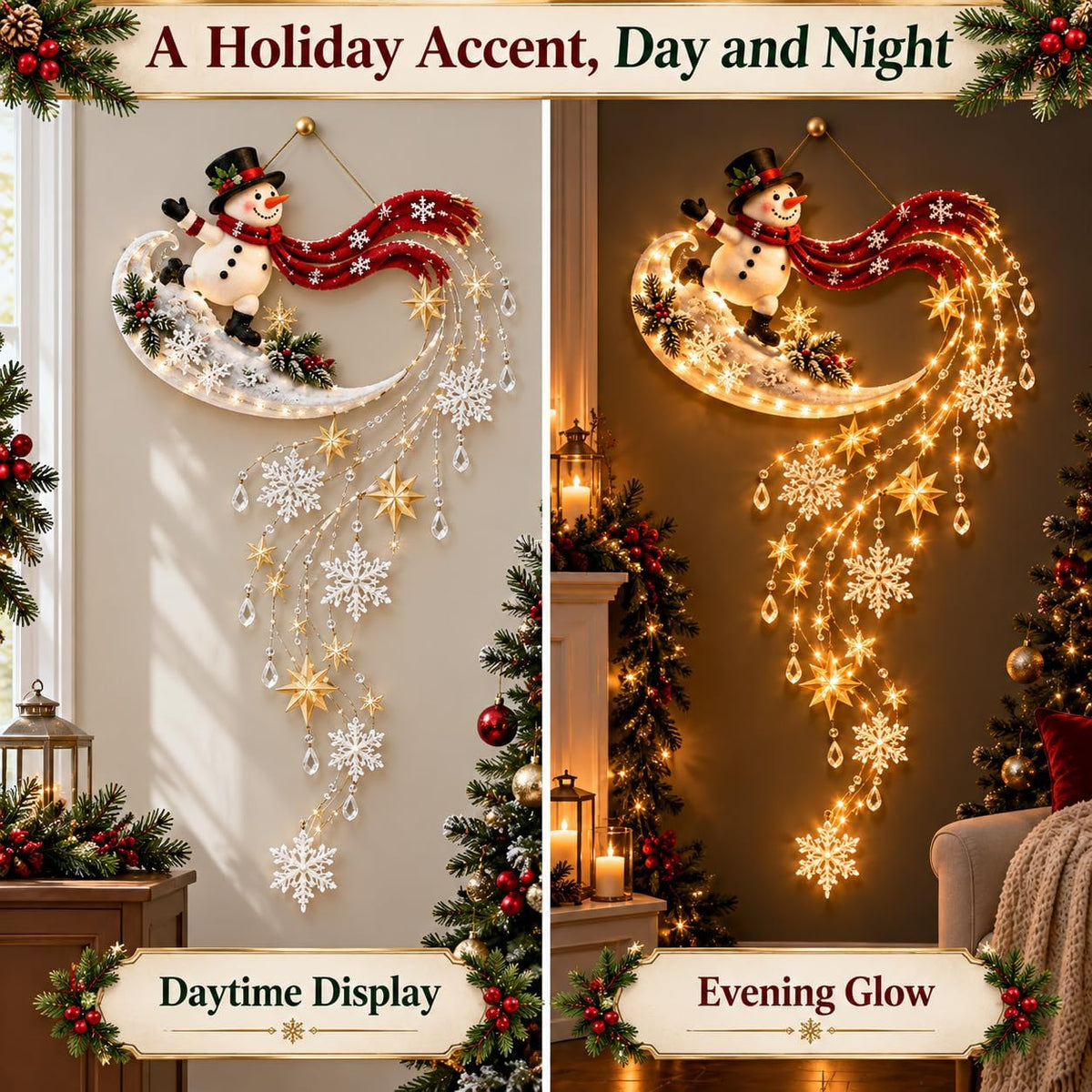 ⭐2026 The Newest Christmas Style – LED Christmas Wall Light