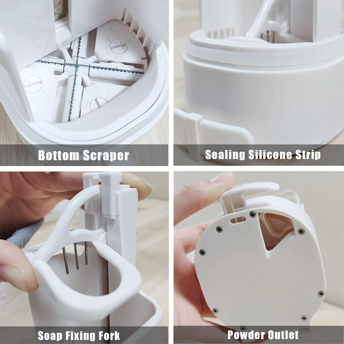⭐Wall-Mounted Soap Shaver – No-Drill Bar Soap Dispenser for Cleaner, Easier Use