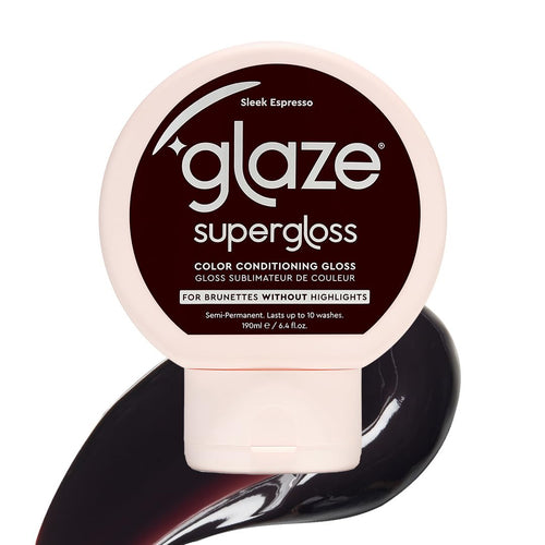 Glaze Supergloss Color Conditioning Gloss – Hydrating Semi-Permanent Color Hair Gloss & Shine Boost – 6.4 Fl Oz