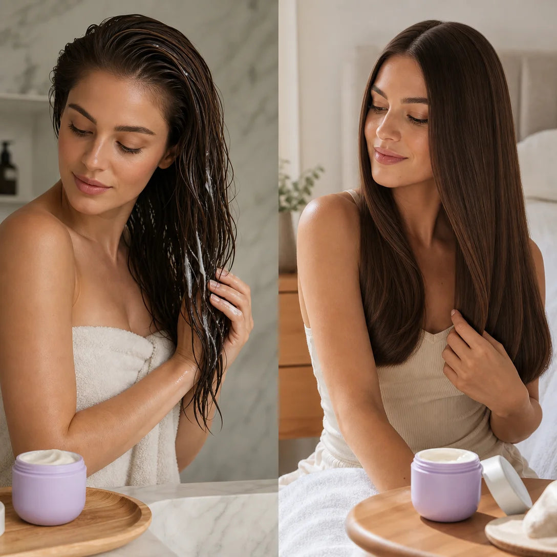 Luxury Nourishing Hair Mask for Dry Frizzy Hair