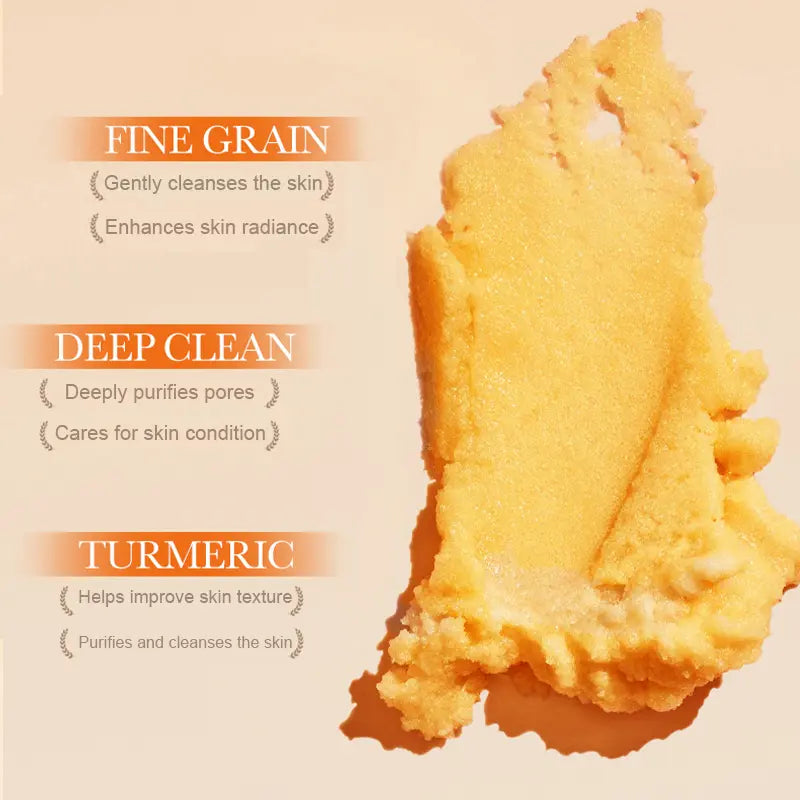 ✨ Turmeric Glow Body Scrub — Gently Exfoliate, Nourish & Hydrate