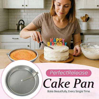 🧁 Bake Without the Struggle — 9-Inch Easy-Release Cake Pan for Cheesecake, Chiffon & More
