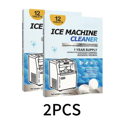 🧊Ice Maker Cleaning Tablets, Effective Descaling Tabs to Remove Scale & Odor, Safe for All Standalone Ice Mach