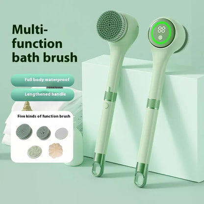 🎁Rechargeable Electric Shower Body Scrubber with 5 Interchangeable Heads