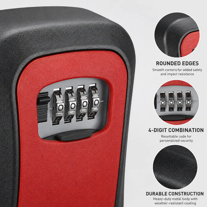 🎉Password Key Lock Box, 4-digit Combination