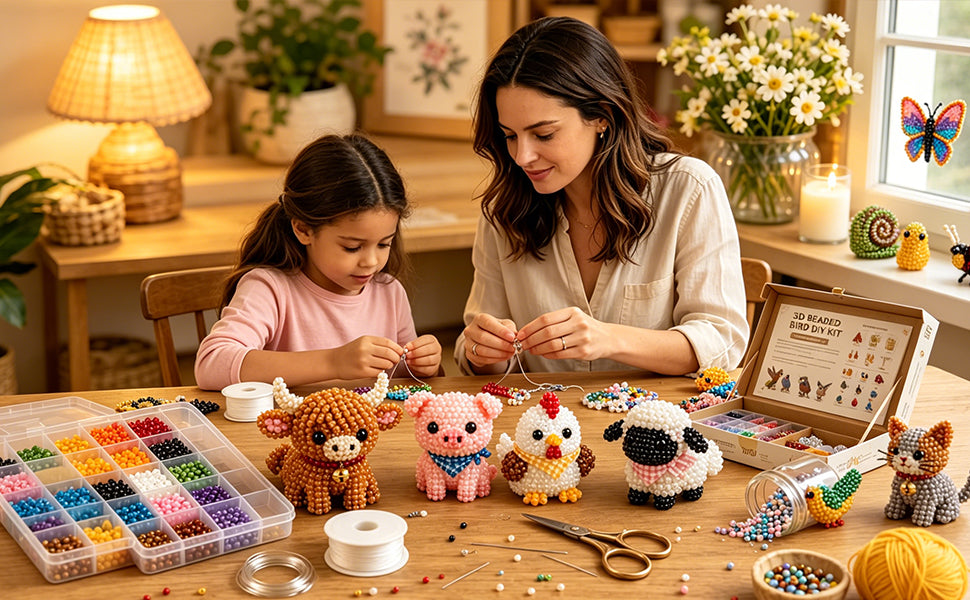 2026 Tiny 3D Beaded Animal DIY Kit