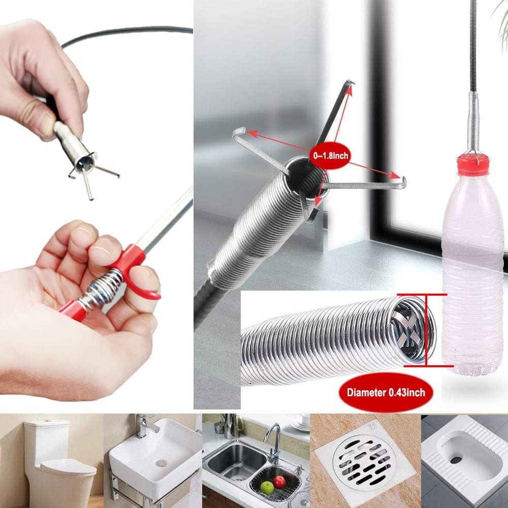 Flexible Grabber Claw Pick Up Reacher Tool With 4 Claws