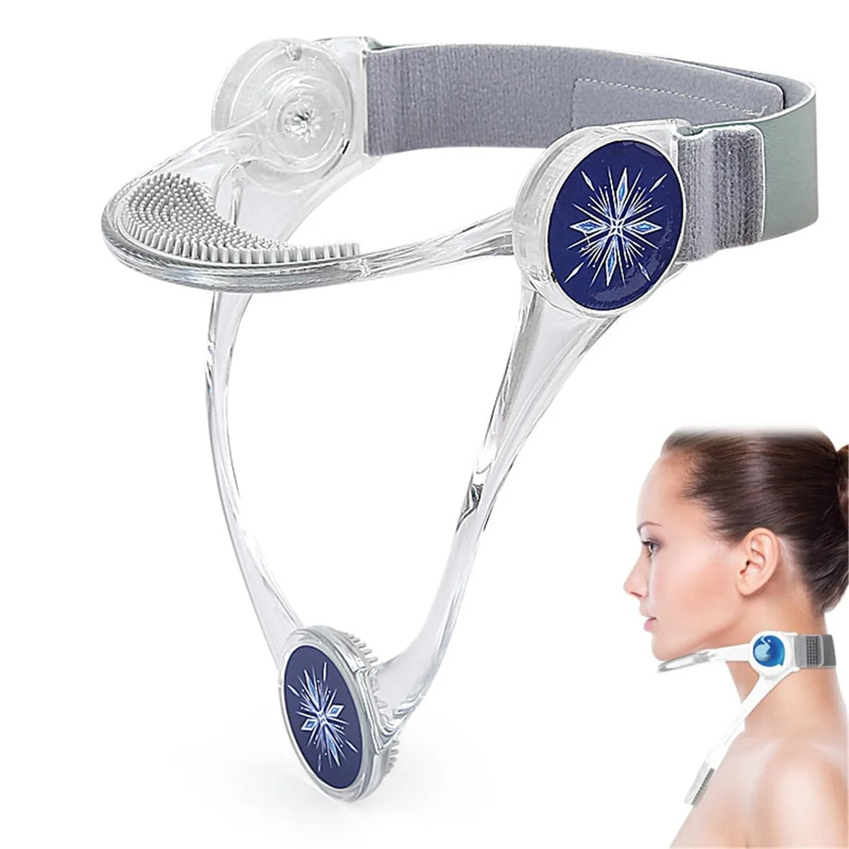 360° Adjustable Neck Support Collar With Chin Rest
