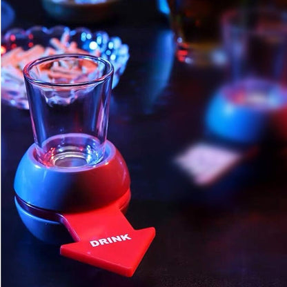 Yun River Spin The Shot – Fun Party Drinking Game,Includes 2 Ounce Shot Glass