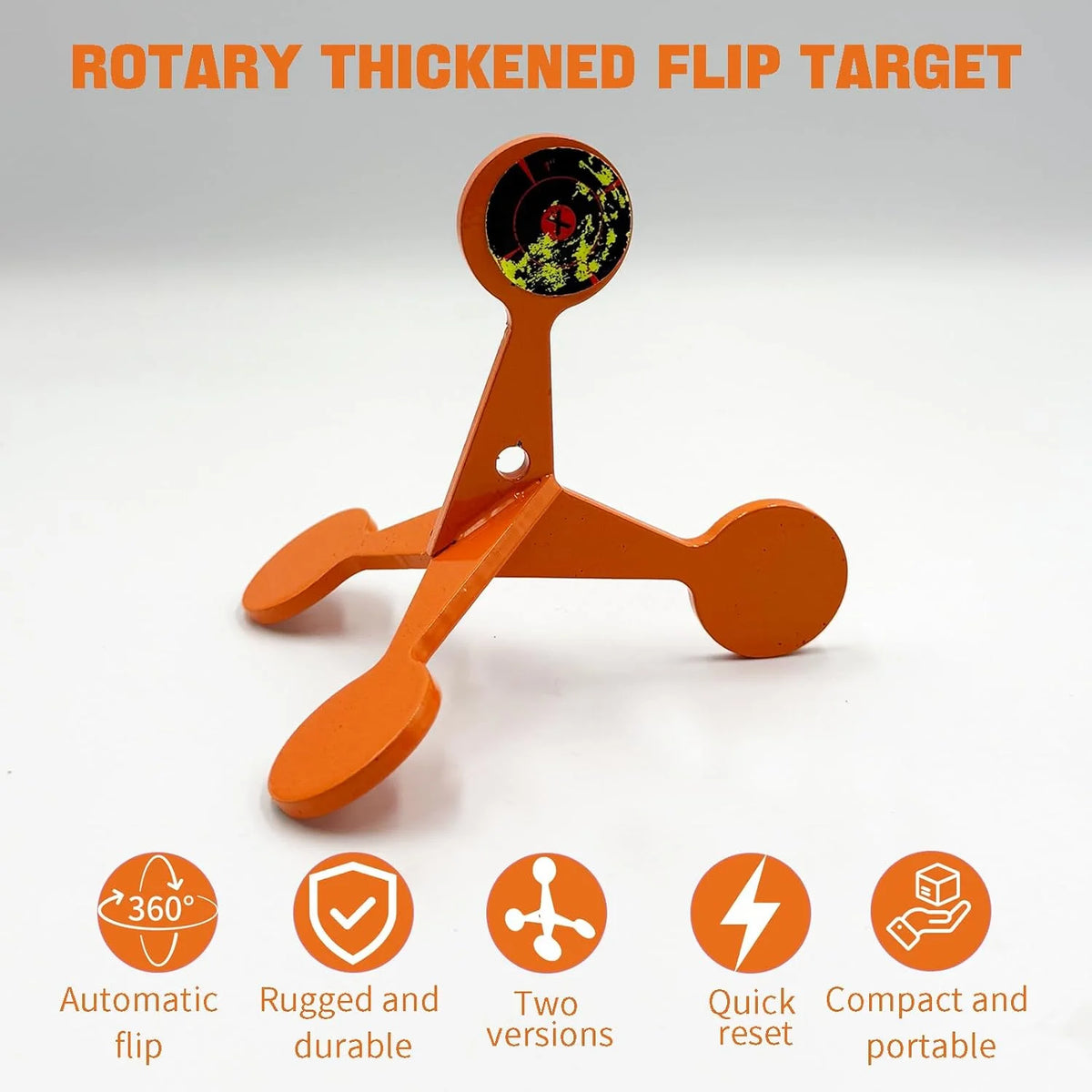 🎁Rolling Flip Reactive Auto-Reset Shooting Target With Steel Construction