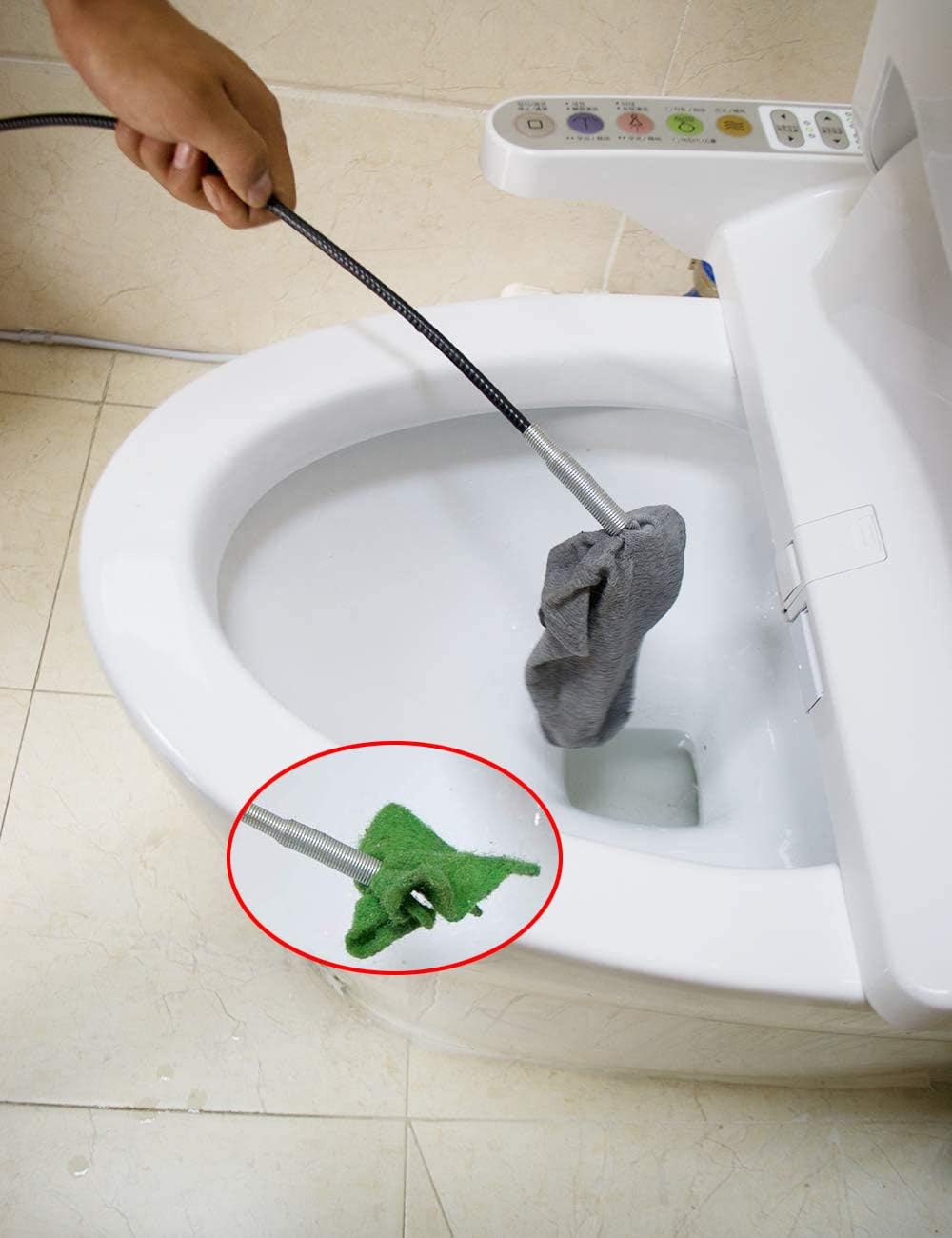 Flexible Grabber Claw Pick Up Reacher Tool With 4 Claws