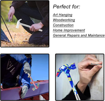 6 in 1 Multitool Hammer, All In One Screwdriver Tools Set