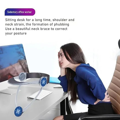 360° Adjustable Neck Support Collar With Chin Rest