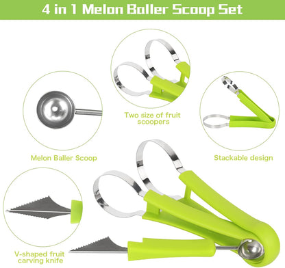 14 Pack Melon Baller Scoop Set