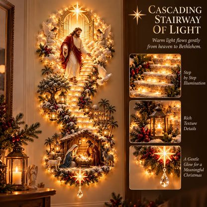 🔥Cascading Stairway Of Light Christmas Wall Hanging