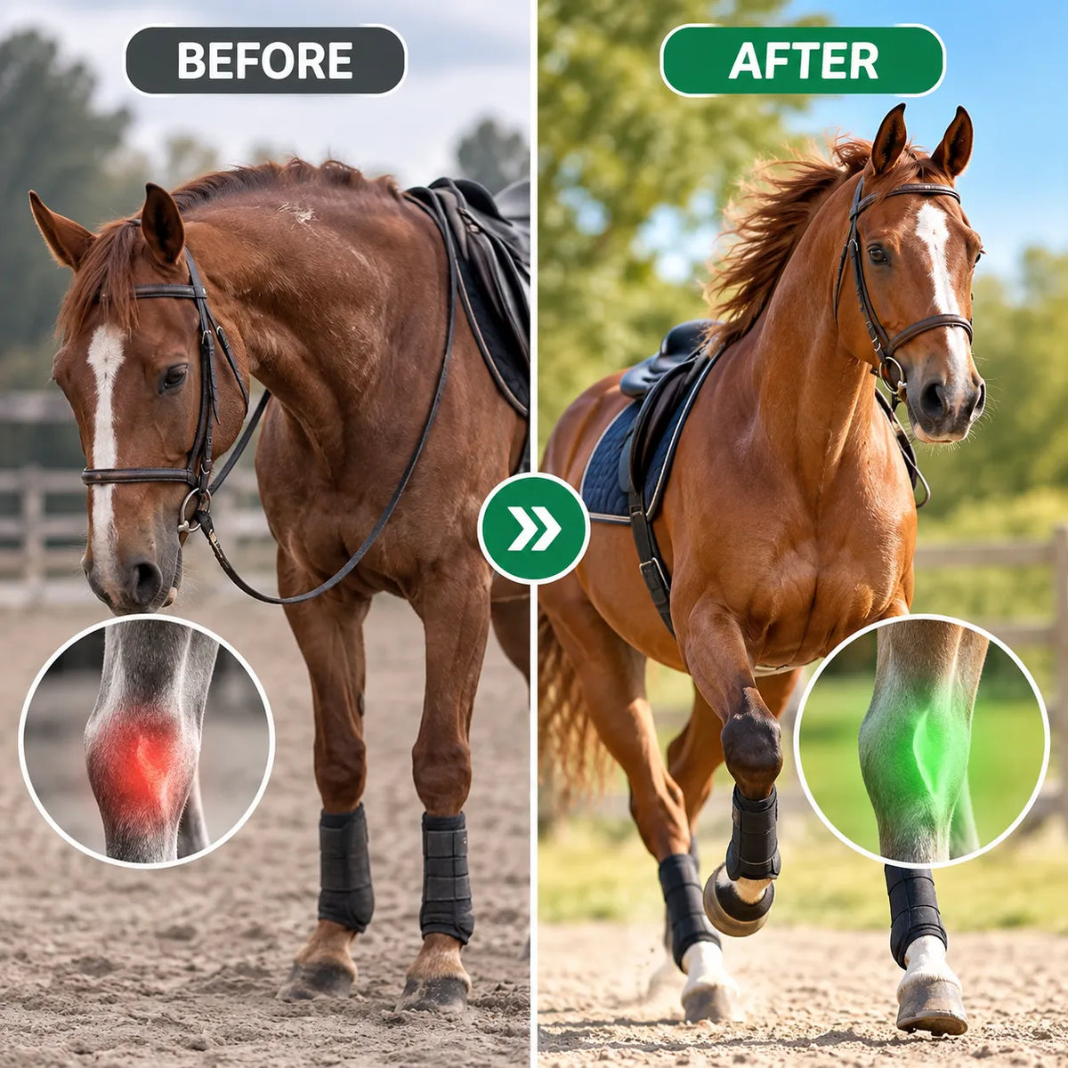 Veterinary Liniment Gel – Soothing Muscle & Joint Care For Horses