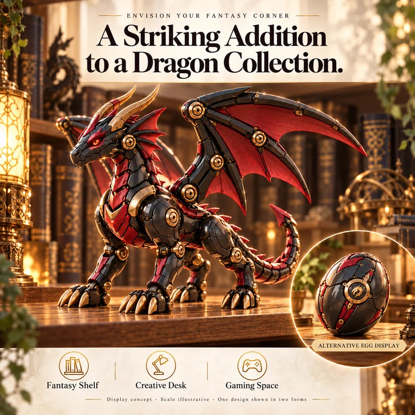 ⭐🐉 Last Day 49% OFF – Folding-Wing Mechanical Dragon Egg