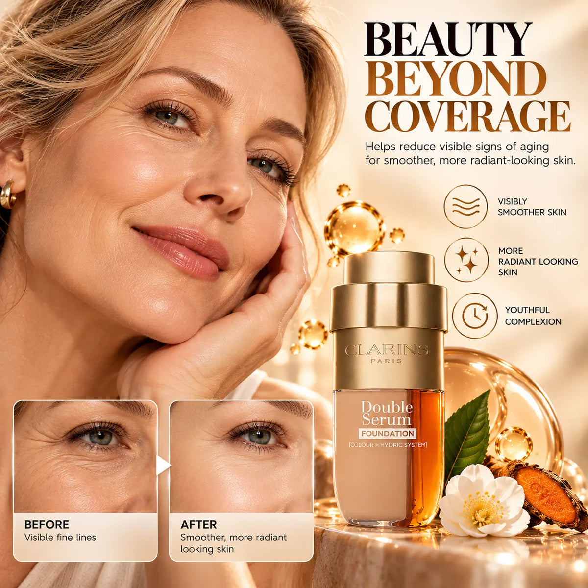 🎁Double Serum Hydrating Foundation – Buildable Coverage, Luminous Satin Finish