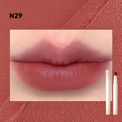 🎁Cushion-Tip Matte Lip & Cheek Tint – Soft-Focus Blur Finish & Buildable Color