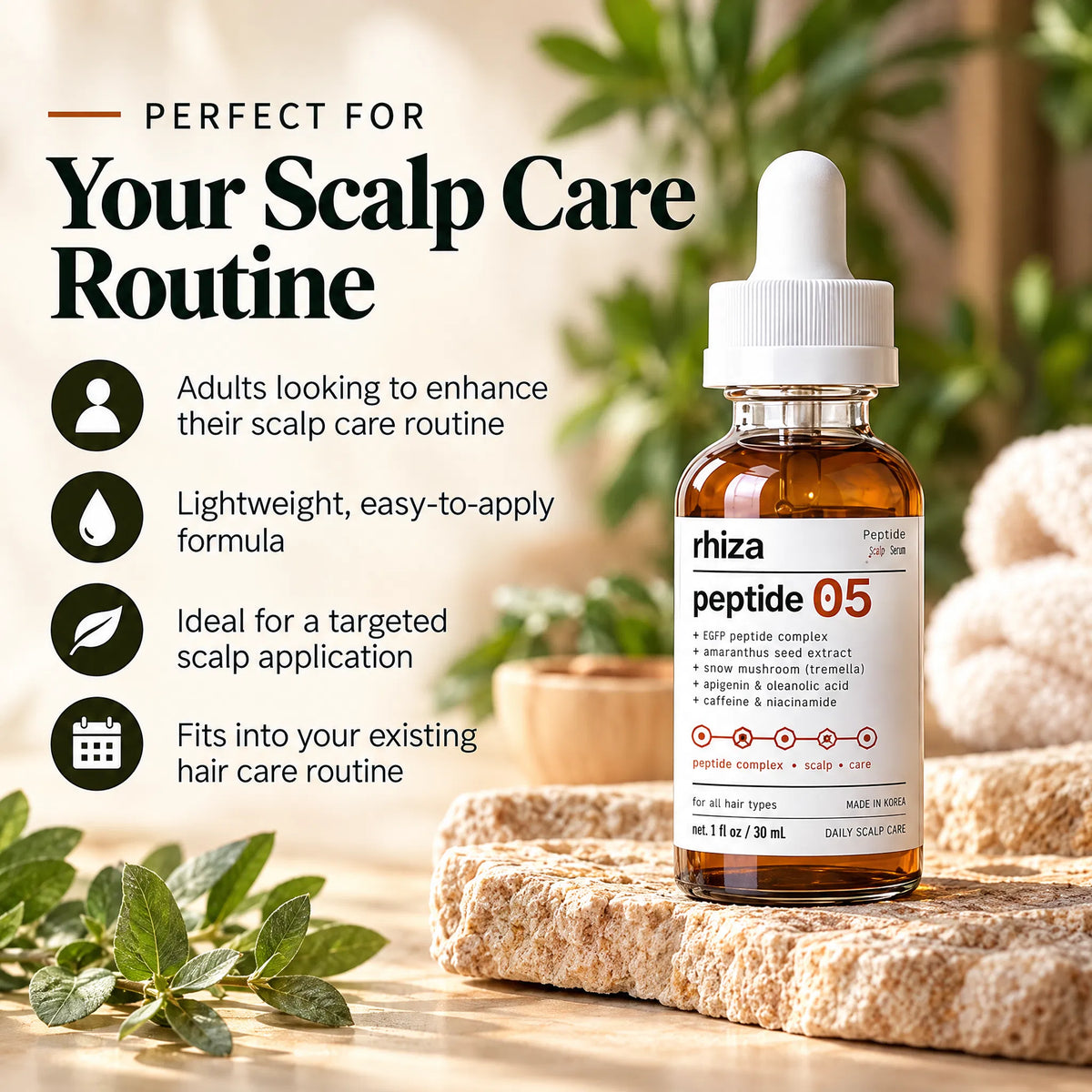 🎁Multi-Peptide Rosemary Hair &amp; Scalp Nourishing Serum