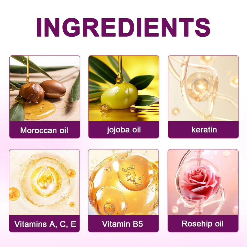 💜 Violet Hair Vitamin Capsules with Argan Oil (40 Capsules)