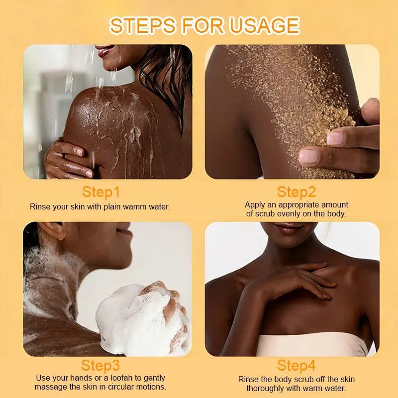 ✨ Turmeric Glow Body Scrub — Gently Exfoliate, Nourish & Hydrate