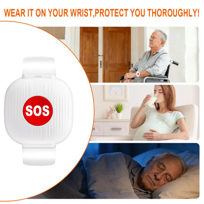 🎁Wearable WiFi SOS Emergency Alert Button for Seniors