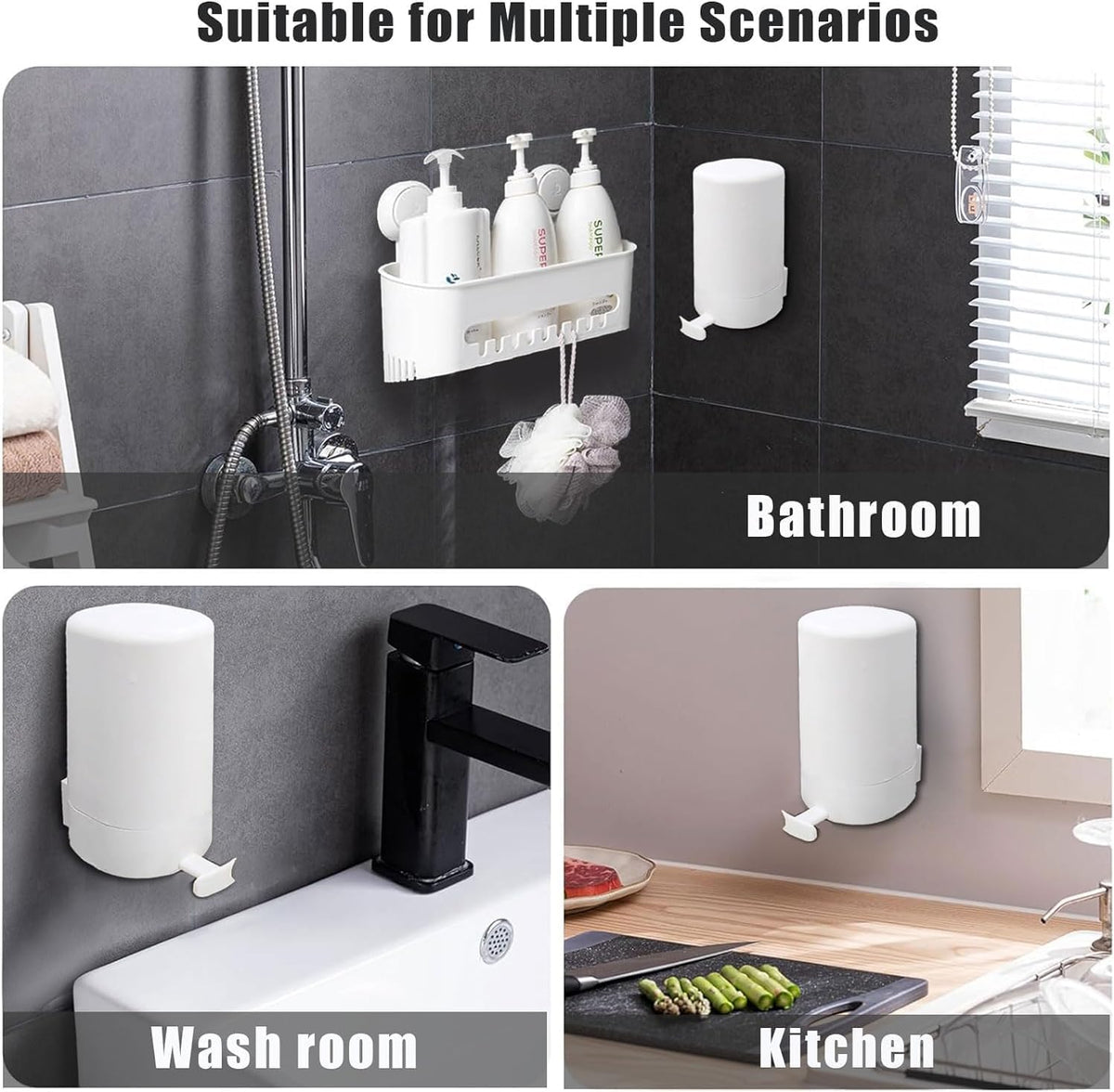 ⭐Wall-Mounted Soap Shaver – No-Drill Bar Soap Dispenser for Cleaner, Easier Use