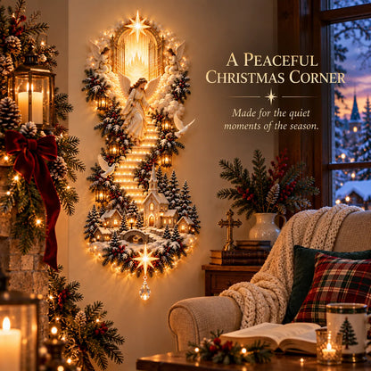 🔥Cascading Stairway Of Light Christmas Wall Hanging