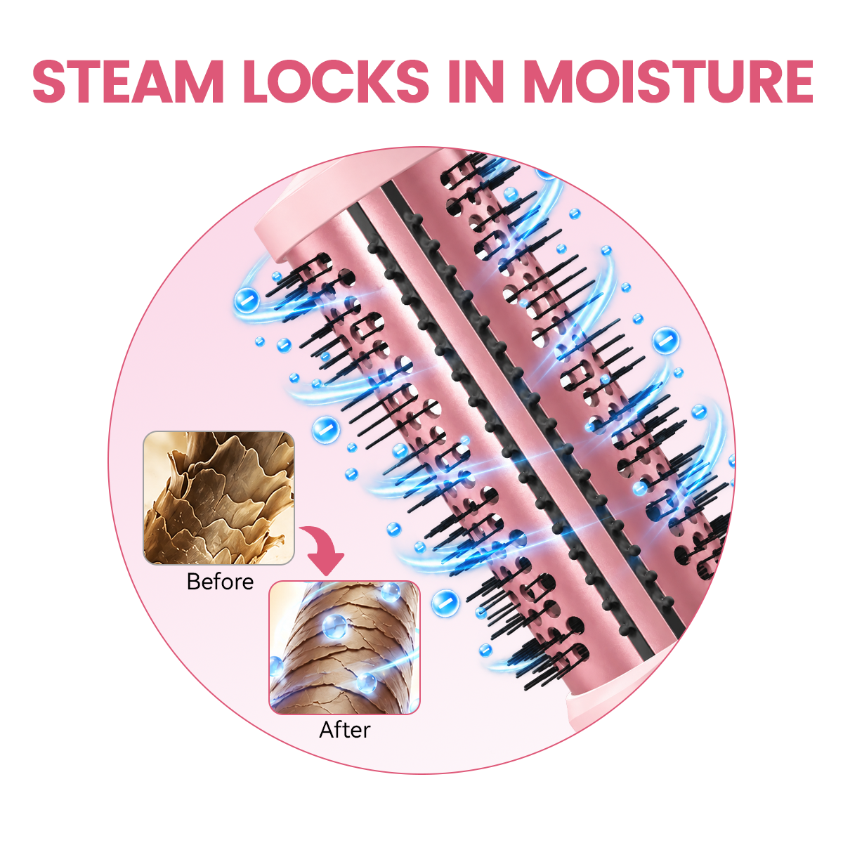 Vitaliaina Steam Thermal Brush