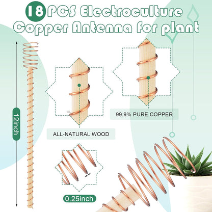 Electroculture Plant Stakes