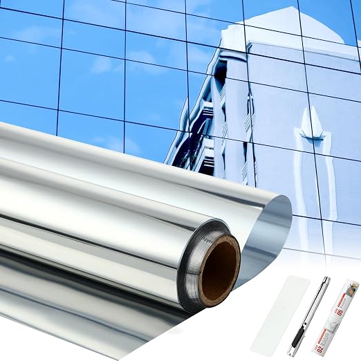 One-Way Mirror Window Film – Daytime Privacy, Heat & UV Protection