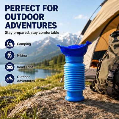 🎁Portable Collapsible Urinal – 750ml Emergency Pee Bottle for Travel & Camping