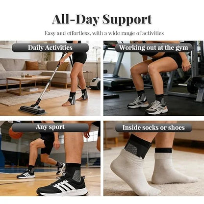 🎁Unisex Lightweight Sports Ankle Brace With Side Stabilizers
