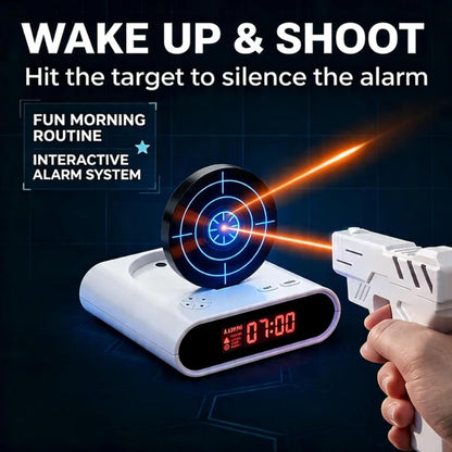 Load Gun Alarm Clock Target Alarm Clock