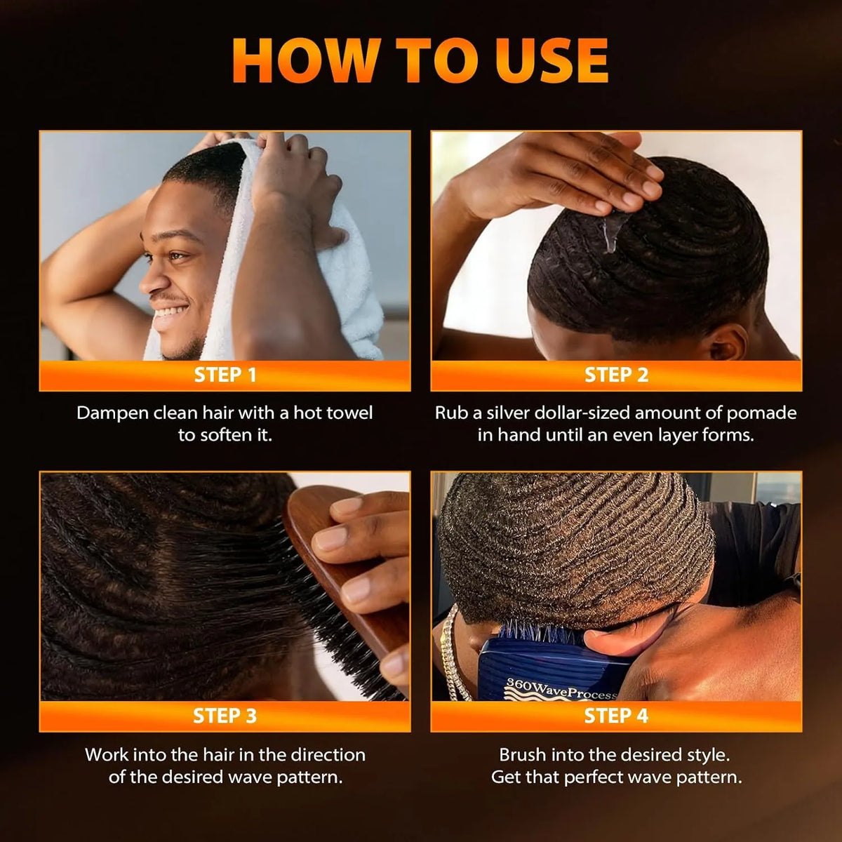 🎁360° Wave Control Pomade For Men