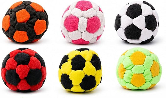 6-Pack Soccer Hackys Footbag for Adults