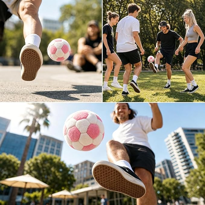 6-Pack Soccer Hackys Footbag for Adults