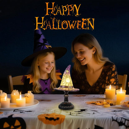 Vintage Gothic Witch Hat Night Light