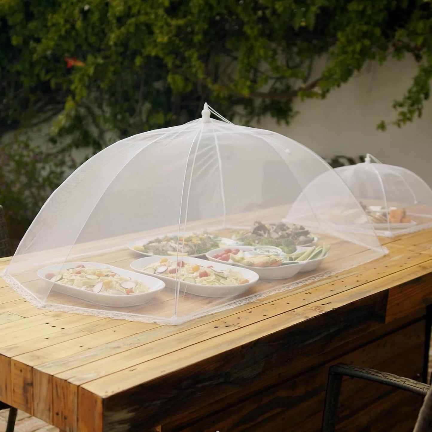 Foldable Food Cover, Mesh Food Cover, Picnic Supplies