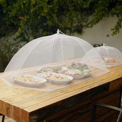 Foldable Food Cover, Mesh Food Cover, Picnic Supplies
