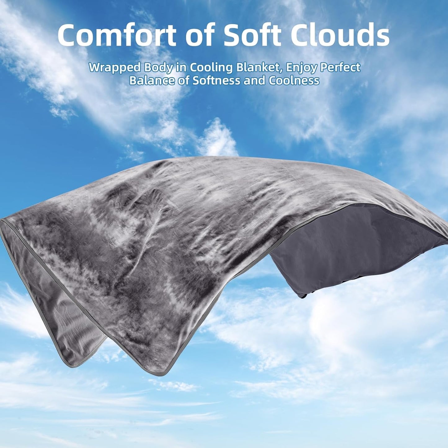 inhand Cooling Throw Blanket (50"x70"), Cooling Blankets for Hot Sleepers