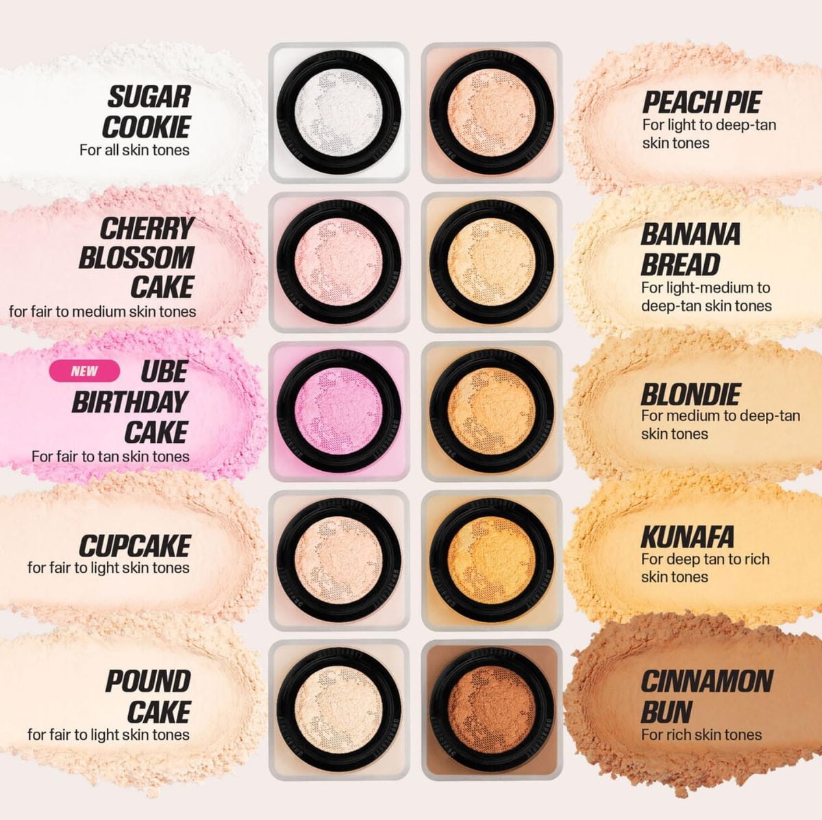 ❤️Huda Beauty Easy Bake Loose Powder - Ube Birthday Cake, 20g