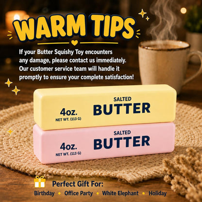 2PCS 🧈 Slow-Rising Butter Squishy Toys