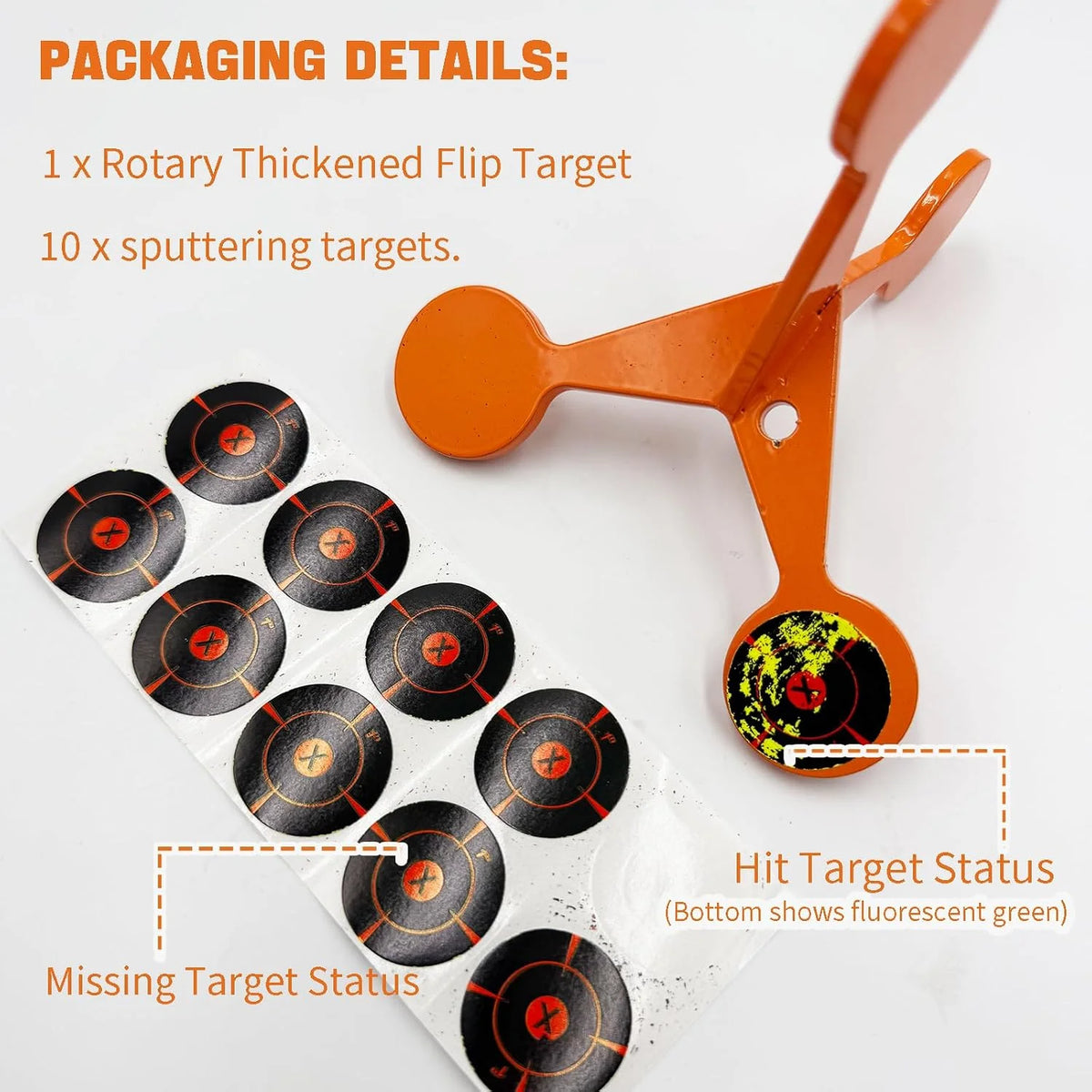 🎁Rolling Flip Reactive Auto-Reset Shooting Target With Steel Construction