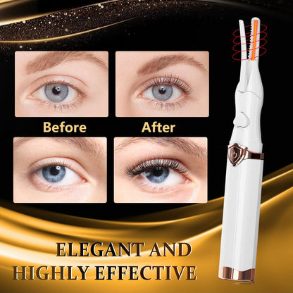 ❤️Heated Eyelash Curler, 2-in-1 Clip-Type Design, 3 Temperature Modes