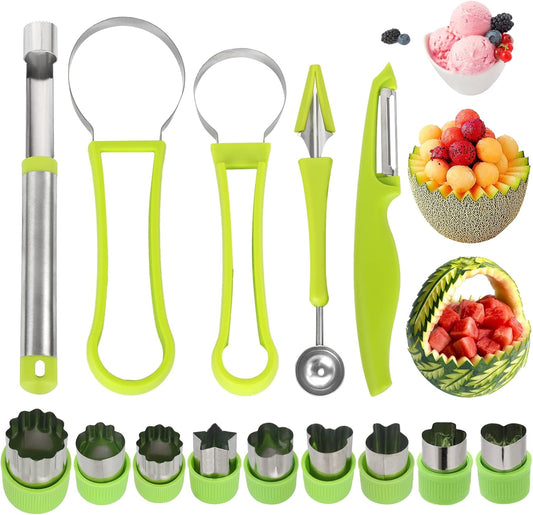 14 Pack Melon Baller Scoop Set