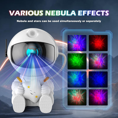 🎁LED Astronaut Galaxy Star Projector With 360° Adjustable Head