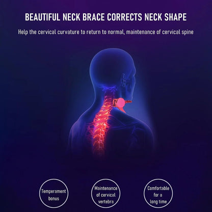 360° Adjustable Neck Support Collar With Chin Rest