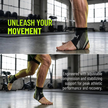 🎁Unisex Lightweight Sports Ankle Brace With Side Stabilizers